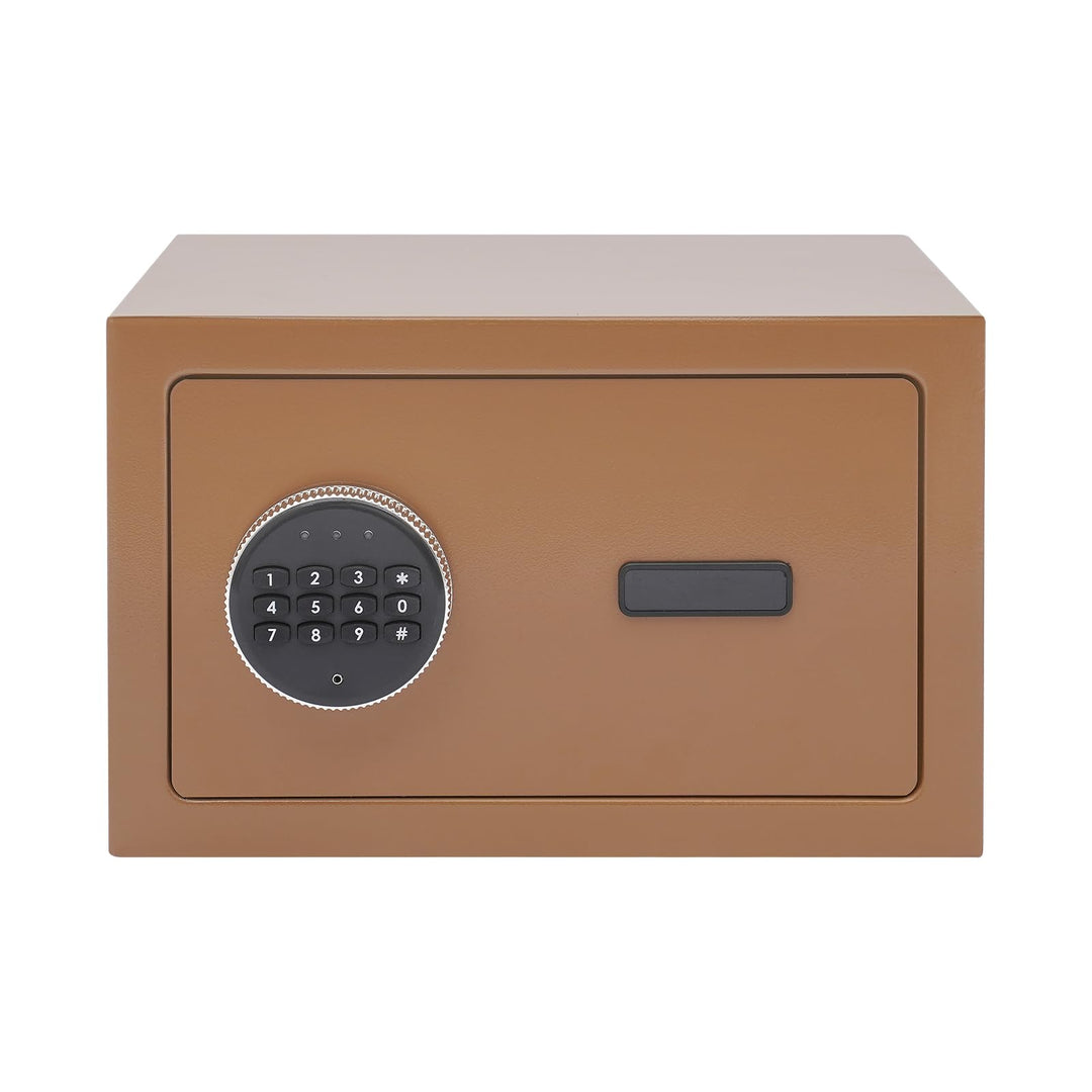 Mini Tresor Safe für Zuhause – Elektronischer Schmucktresor mit Digitalem Zahlenschloss, Alarmfunkti