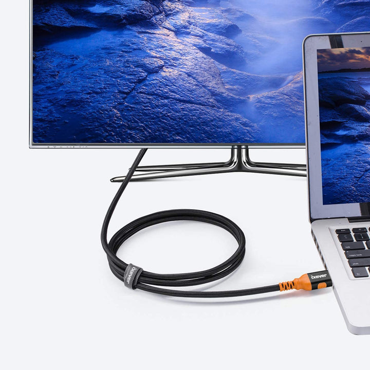 IXEVER 8K DisplayPort Kabel 1.4 5M, DisplayPort auf DisplayPort 1.4 Kabel Unterstützung HBR3 HDR10 H