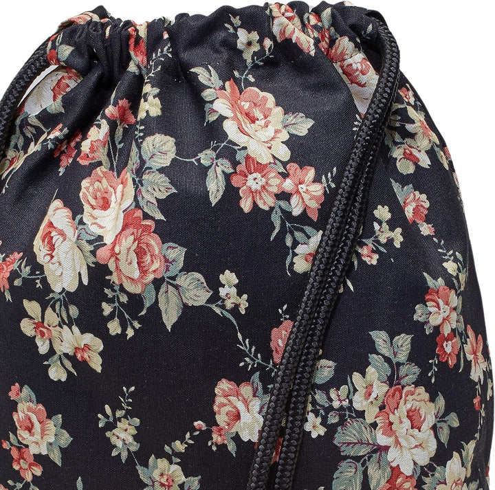 Leon grosser Premium Turnbeutel mit Innentaschen Rucksack Tasche Damen Herren Teenager Gym Bag Draw