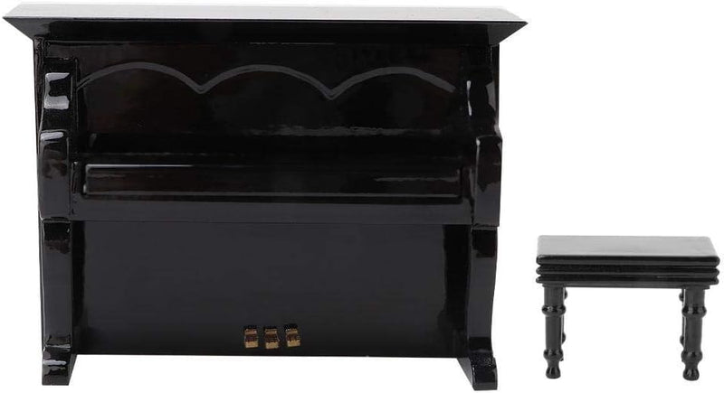 Mini Piano Miniatur Holz Klavier Modell mit kleinen Hocker Musikinstrument Modell musikalische Gesch