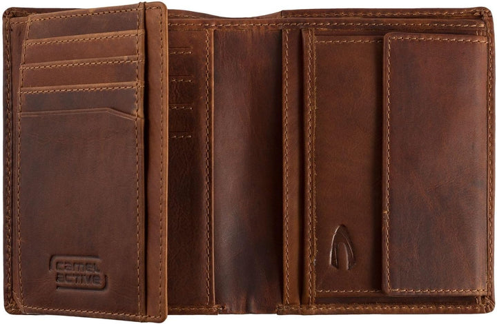camel active bags Nepal Herren Geldbörse RFID Hochformat Leder Mittelgross Braun 10 x 2 x 12,5 Brown