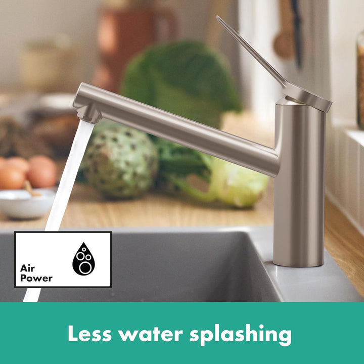 hansgrohe Küchenarmatur Zesis M33, Wasserhahn Küche mit Auslauf Höhe 150 mm, einstellbar in 3 Stufen