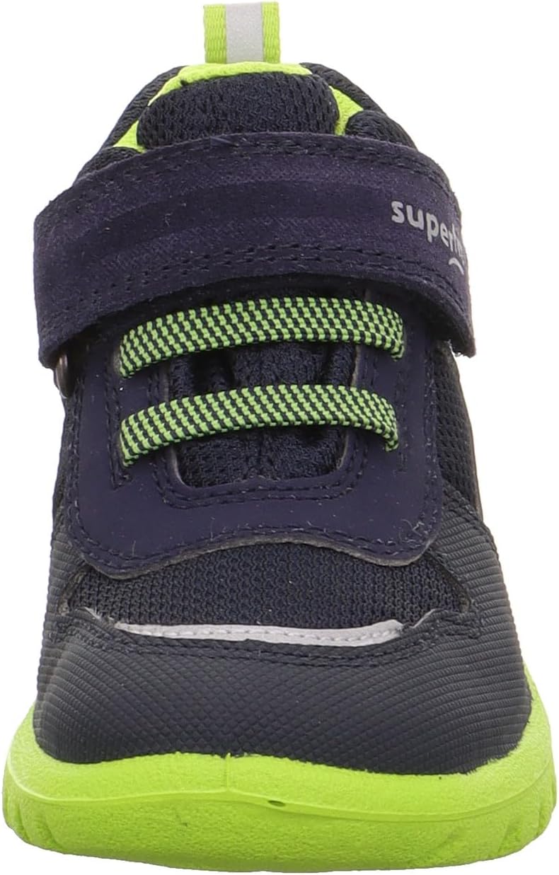 Superfit Jungen Sport7 Mini Sneaker 20 EU Schmal Blau Grün 8000, 20 EU Schmal Blau Grün 8000
