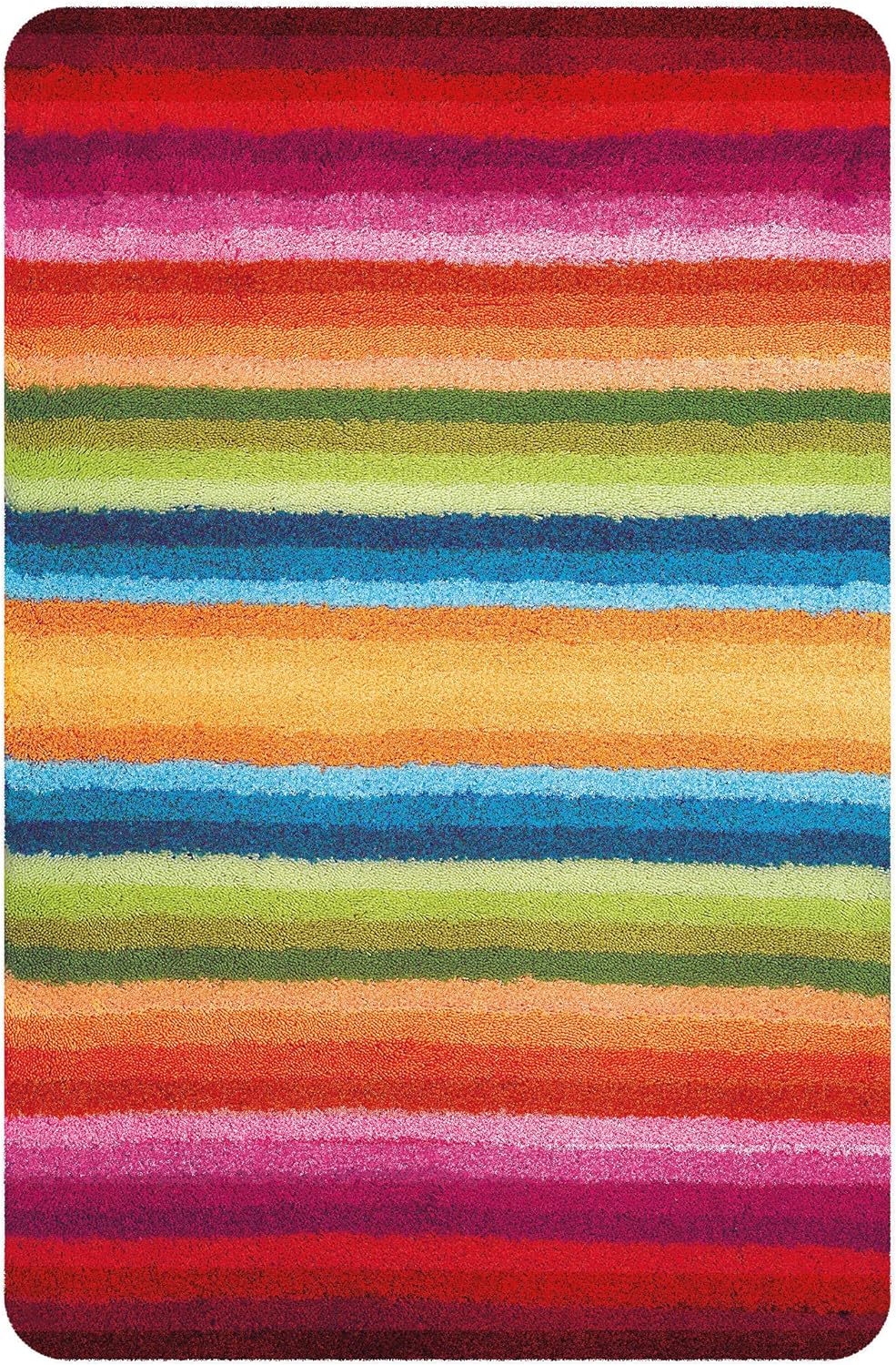 Meusch 2867148518 Badteppich Funky, 80 cm rund, multicolor 80 cm Bunt, 80 cm Bunt