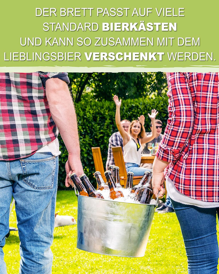 Unikatolo Bierkastensitz Trainerbank mit Name, Geschenkidee für Männer, Oktoberfest, Vatertag, Gebur