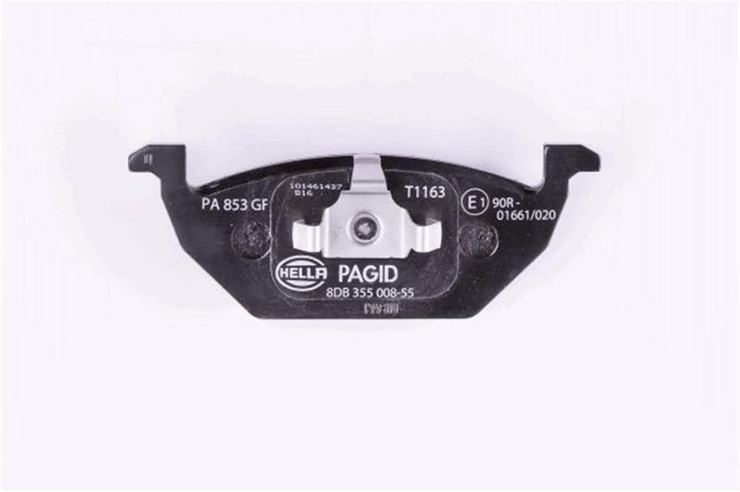 HELLA PAGID 8DB 355 008-551 Bremsbelagsatz - T1163 - Dicke/Stärke: 19.7mm - Bremssystem: Teves - mit