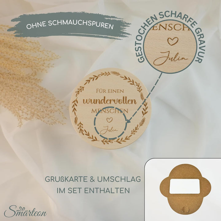 Vorratsgläser mit Deckel personalisiert mit Gravur, kleine Geschenke, Keksdose personalisiert, Danke