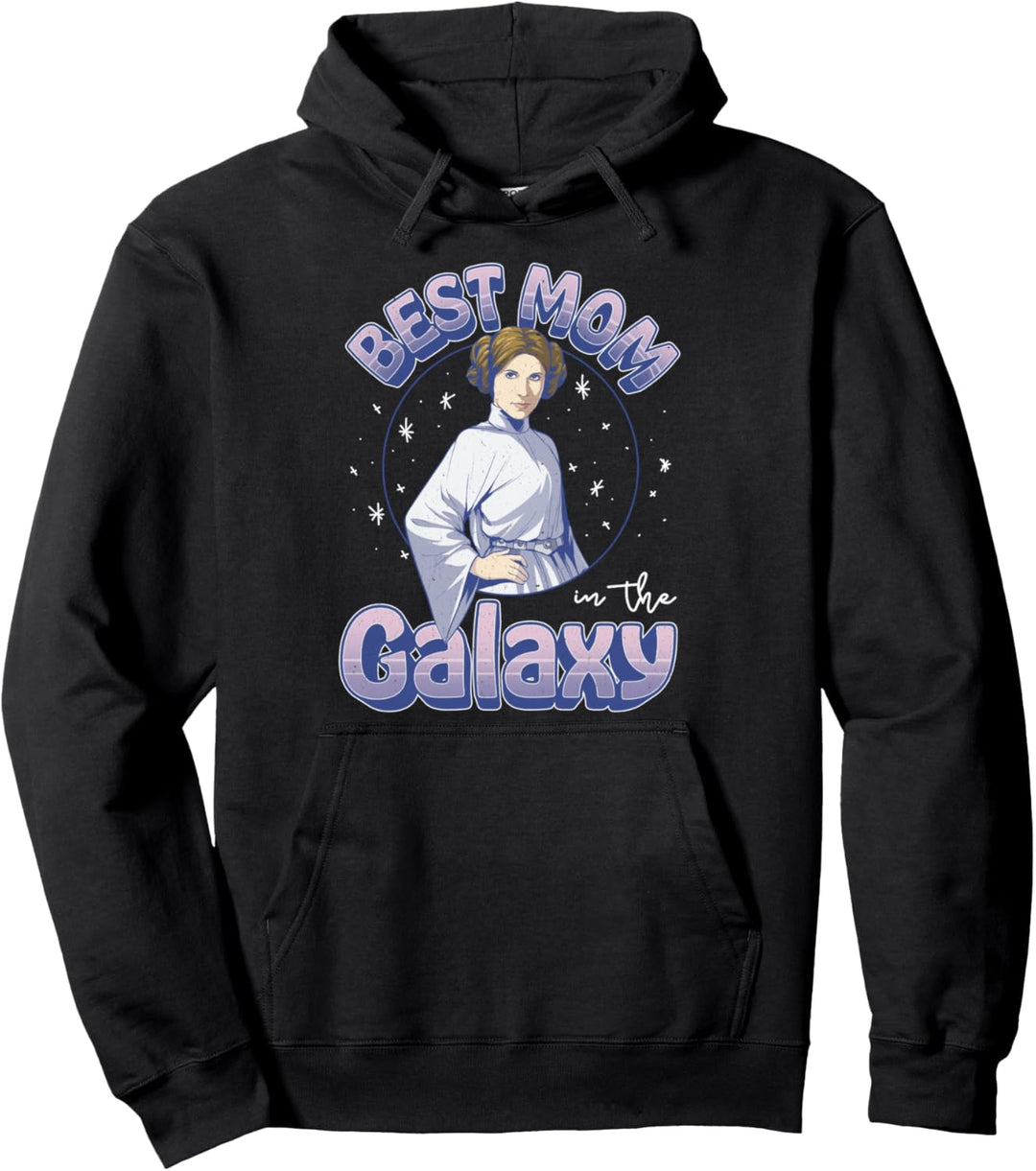 Star Wars Muttertag Best Mom In The Galaxy Princess Leia Pullover Hoodie