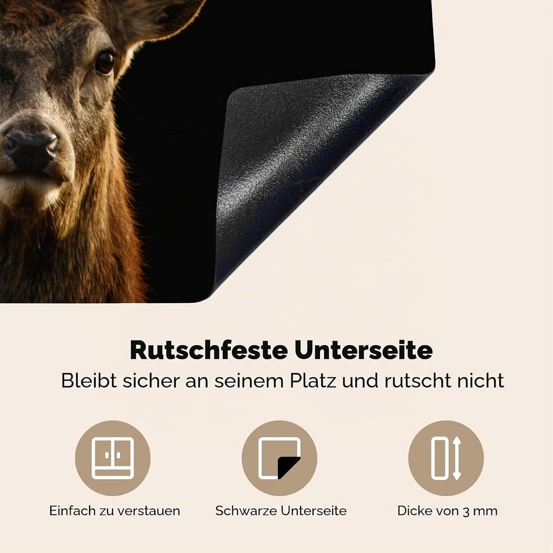 Herdabdeckplatte Einteilig Küche Herdabdeckung Induktionsfeld Ceranfeld Herdabdeckplatten Vinyl Matt