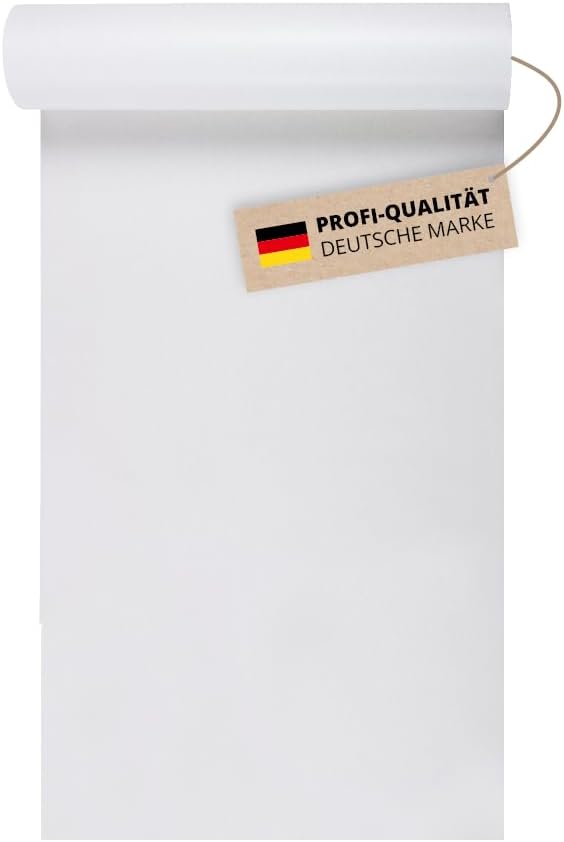 Alfa 4x Anstrichvlies 100 cm x 50 m Profi-Qualität Glasfaservlies mit 40 g/m², Malervlies Renoviervl