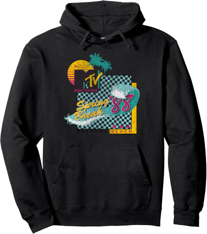 MTV Spring Break '88 Vintage Surf-Grafik Pullover Hoodie