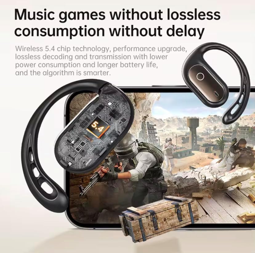 OrangeX AI-Kopfhörer mit gleichzeitiger Übersetzung 158 Sprachen, Bluetooth-Kopfhörer, 5-in-1-Sofort