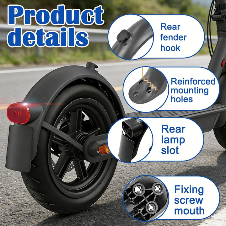 Premium Schutzblech Set für E-Scooter, Schutzbleche Kompatibel mit Xiaomi M365, 1S, Pro, Pro 2, Mi3,
