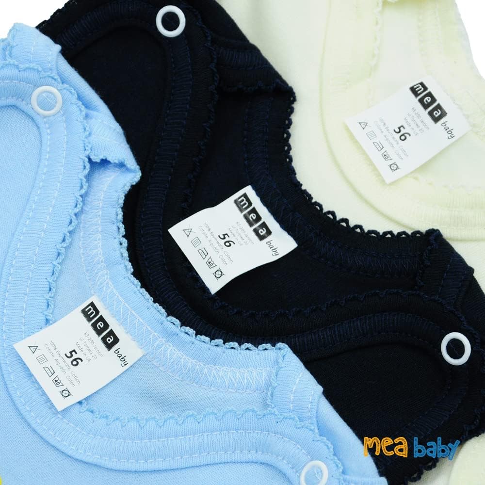 Unisex Baby Strampler mit Aufdruck aus 100% Baumwolle im 5er Pack. Baby Strampler für Mädchen Baby S