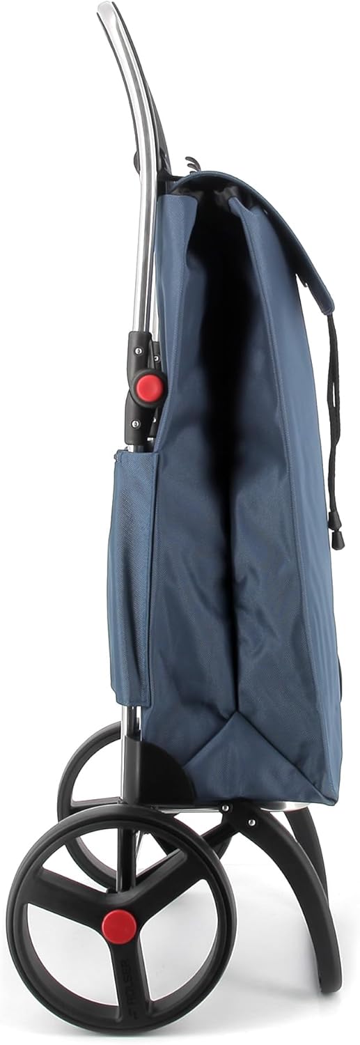 Klappbarer Einkaufstrolley Rolser I-Max MF 2 grosse Räder - Denim, Denim