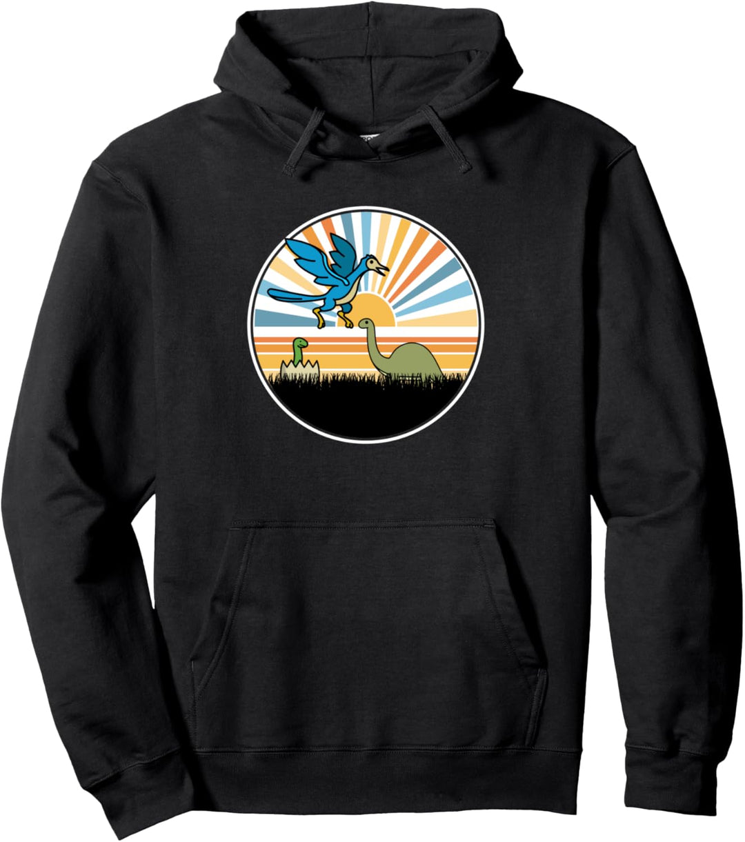 Archaeopteryx Urvogel Brontosaurus Dino Niedlich Kawaii Pullover Hoodie