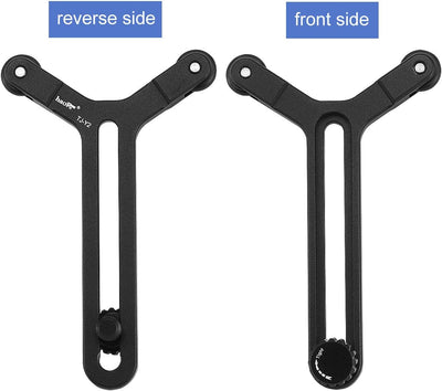 Haoge TJ-Y2 Y-Halterung mit Doppelrädern für Ronin-S Ronin-SC Ronin SC S Objektivträgersystem passen