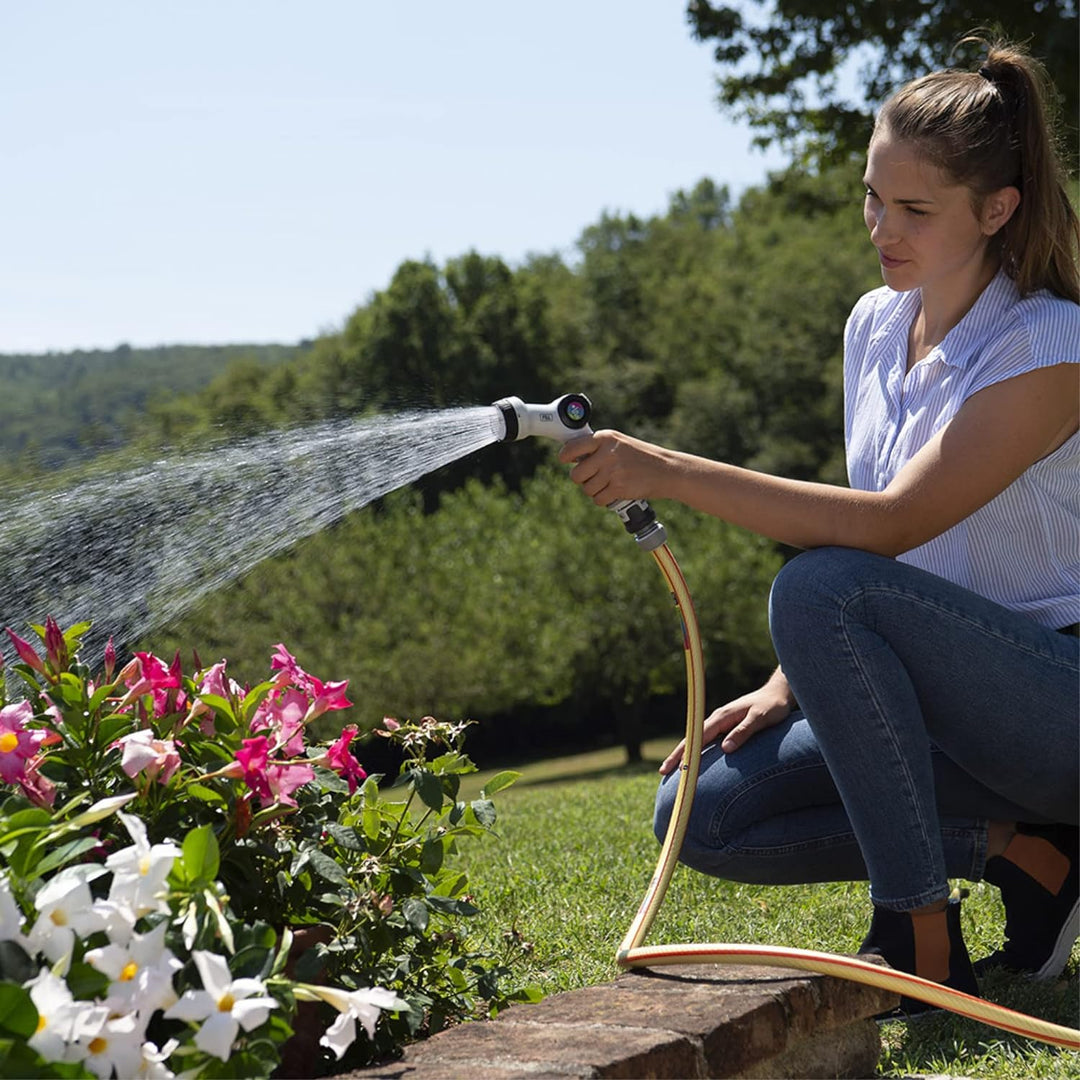 FITT NTS ORANGE 5/8" (15 mm) 50 m - Robuster und Flexibler Gartenschlauch in leuchtendem Gelb für ei