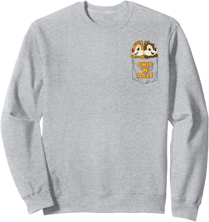 Disney Chip 'N Dale Faux Pocket Sweatshirt