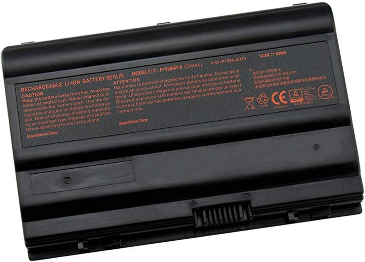 Hubei P750BAT-8 Laptop Akku Kompatibel mit Clevo P750ZM P751DM P751ZM P770DM P770ZM P771DM P771ZM P7