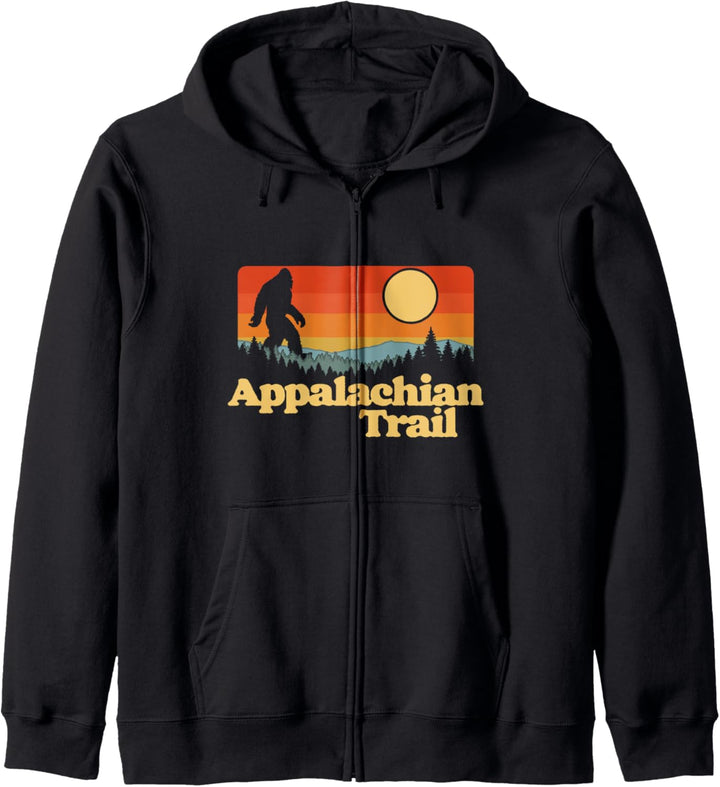 Appalachian Trail Bigfoot Outdoor Lover Vintage 80s Kapuzenjacke