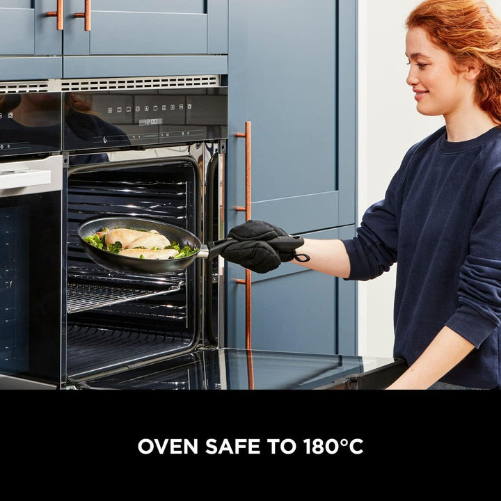 Ninja ZEROSTICK Classic Cookware 28 cm Bratpfanne, antihaftbeschichtet, langlebige Aluminium-Bratpfa