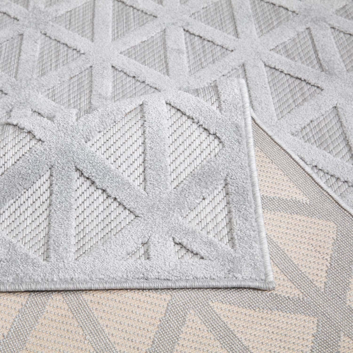 carpet city In-& Outdoor Teppich - Läufer 80x250 cm - für Innen-& Aussenbereich - Wetterfest Balkon-