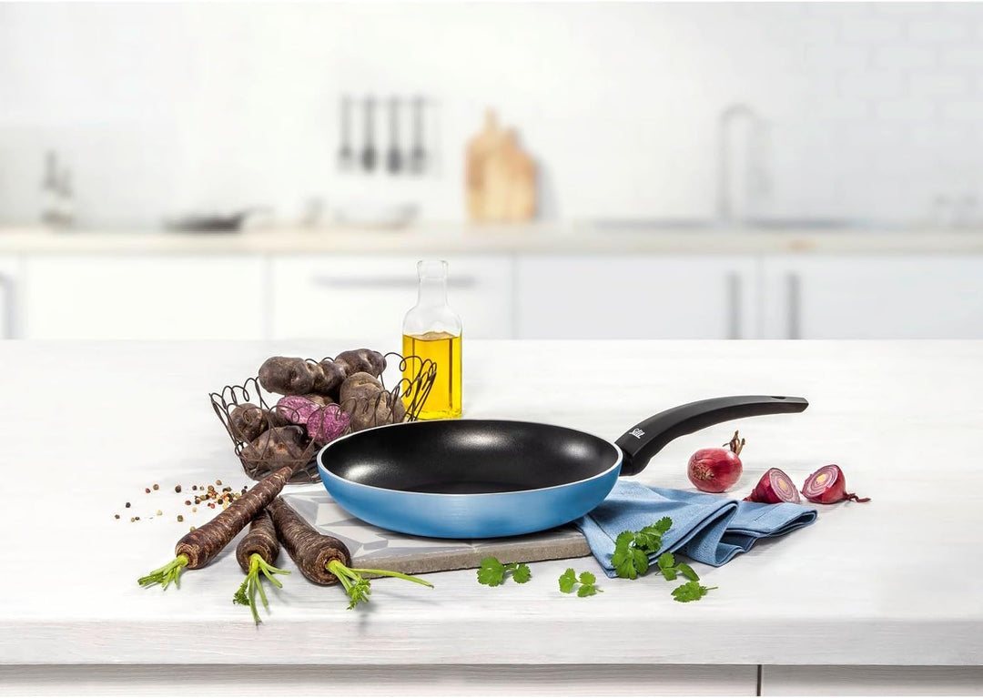 Silit Belluna Bratpfanne 28 cm Induktion, Aluminium beschichtet, Kunststoffgriff, für schonendes Bra