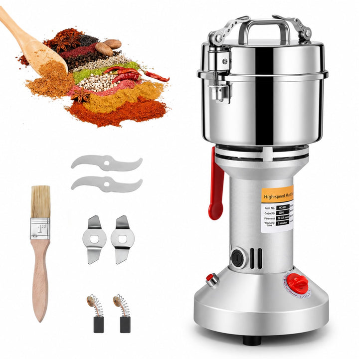 Getreidemühle 2800W, Getreidemühle Elektrisch 500g, 32000rpm Starker Motor