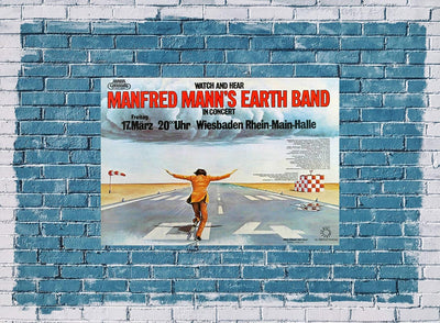 Manfred Mann's Earth Band - Watch and Hear, Wiesbaden 1978 » Konzertplakat/Premium Poster | Live Kon