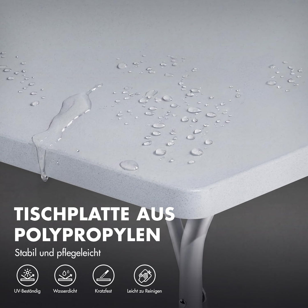 Westfield Outdoors Smart Star, Campingtisch Klappbar Höhenverstellbar Falttisch Wetterfeste Robuste