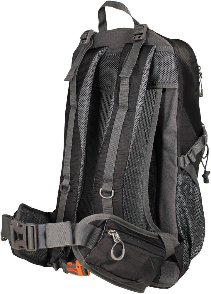 MFH Rucksack Arber 40 Daypack Trekkingrucksack Wanderrucksack Sportrucksack (Schwarz)