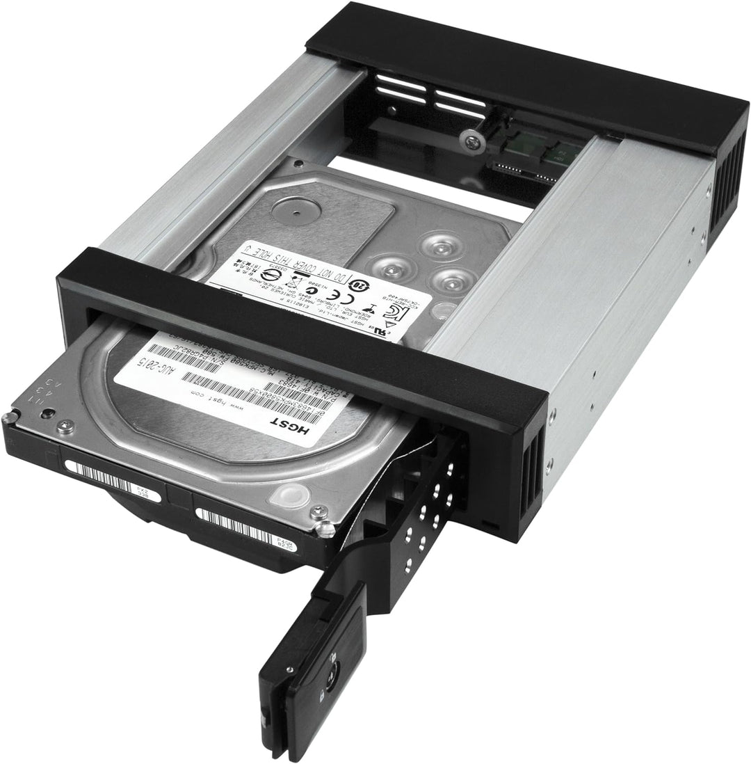 StarTech.com Hot-Swap Festplattenschacht von 5,25" auf 3,5" - Wechselbarer Laufwerksschacht für 3,5"