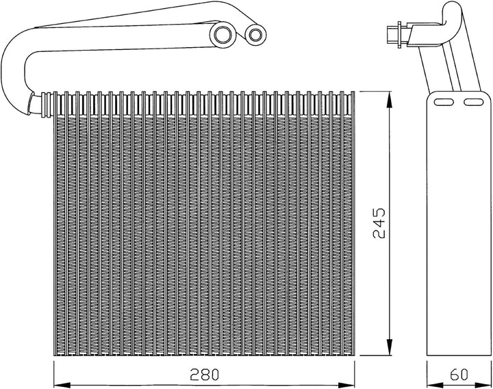 NRF 36110 Verdampfer, Klimaanlage