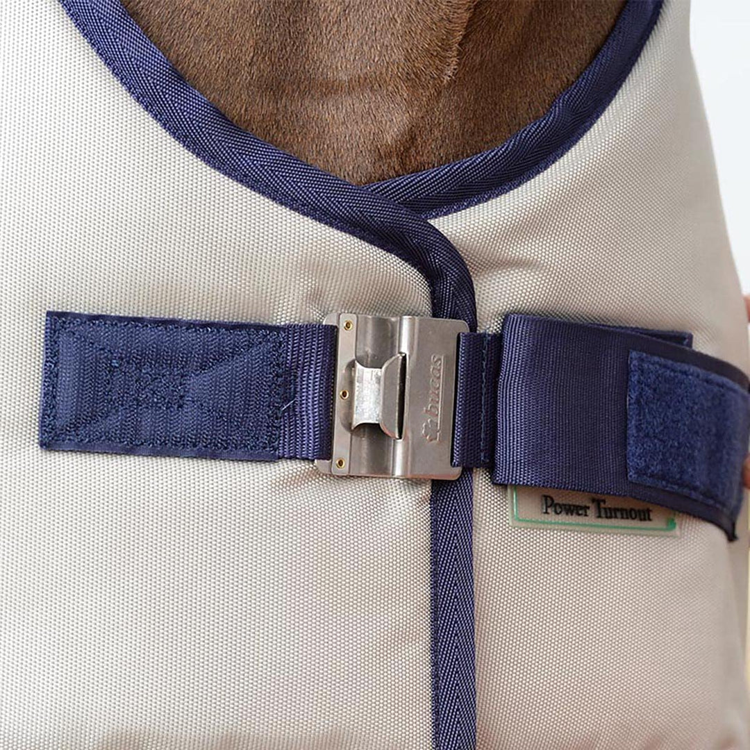 Bucas Power turnout extra High Neck in silber, Weidedecke, Outdoordecke silber 115cm, silber 115cm