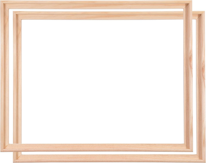 2 SCHATTENFUGENRAHMEN für KEILRAHMEN 40x60 cm | Schattenfugen Bilderrahmen für Leinwände auf Keilrah