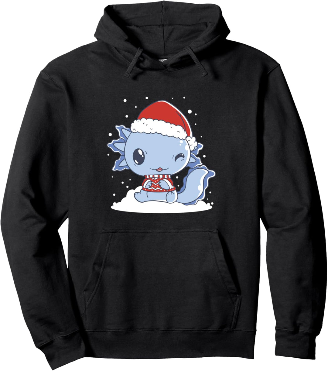 Niedlicher Axolotl hässlicher Weihnachtspullover Pullover Hoodie