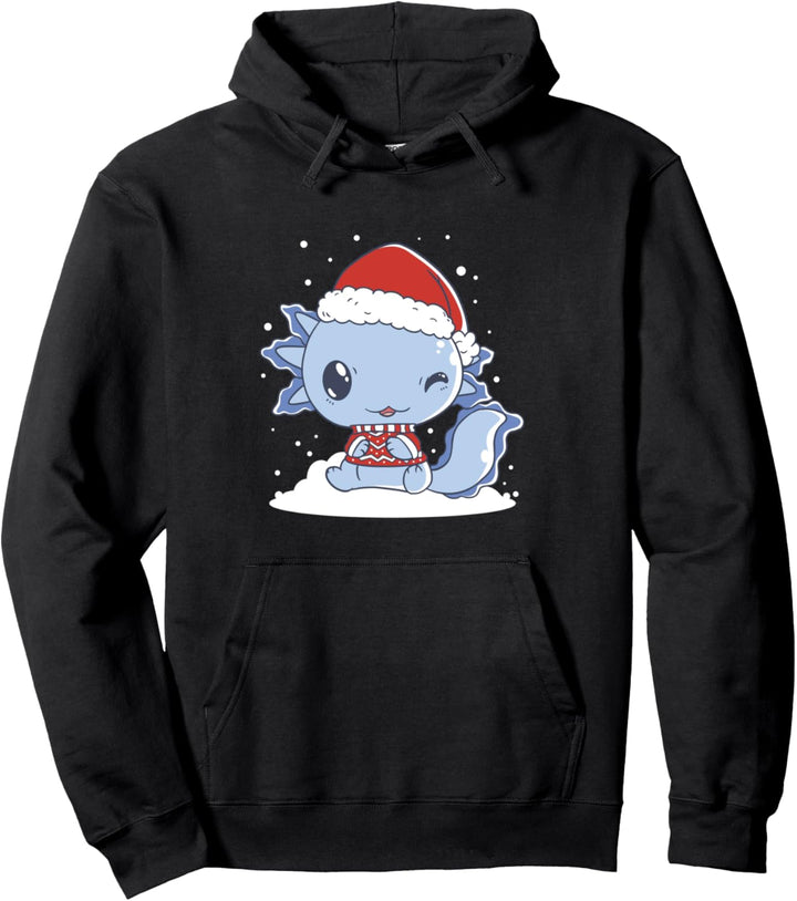 Niedlicher Axolotl hässlicher Weihnachtspullover Pullover Hoodie