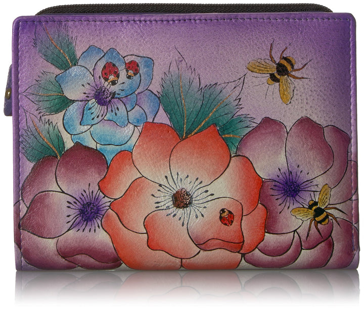 Anna by Anuschka Clutch Geldbörse aus echtem Leder Sweet Dreams, Sweet Dreams
