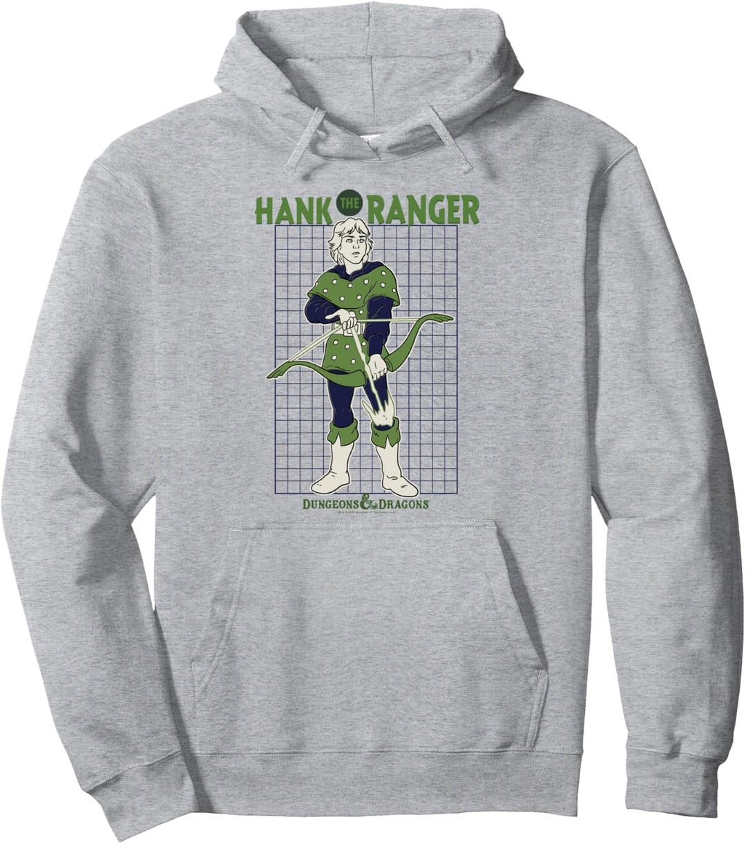 Dungeons &amp; Dragons Hank The Ranger Grid Portrait Pullover Hoodie