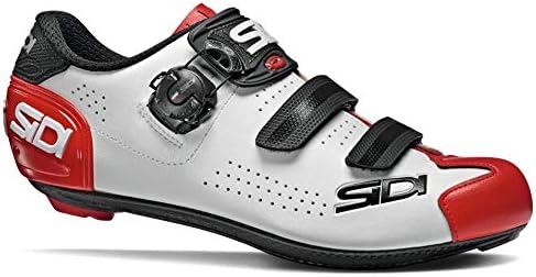 Sidi Alba 2 Radschuhe Weiss Schwarz Rot 37 EU, Weiss Schwarz Rot 37 EU