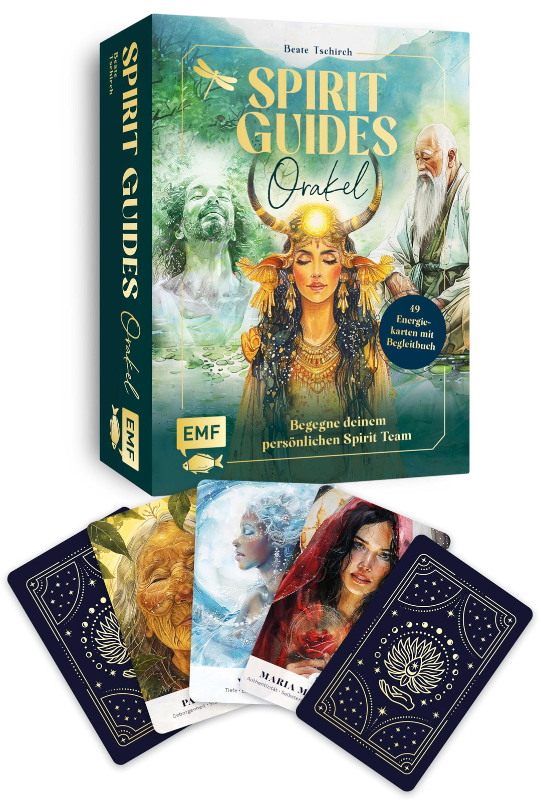 Orakel-Kartenset: Spirit Guides | 49 Energiekarten mit Begleitbuch: Begegne deinem persönlichen Spir