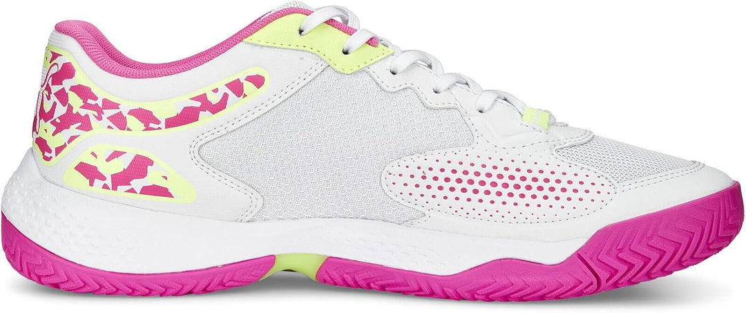 PUMA Herren Solarcourt RCT Fussballschuh 44 EU Puma White Ravish Fast Yellow, 44 EU Puma White Ravis
