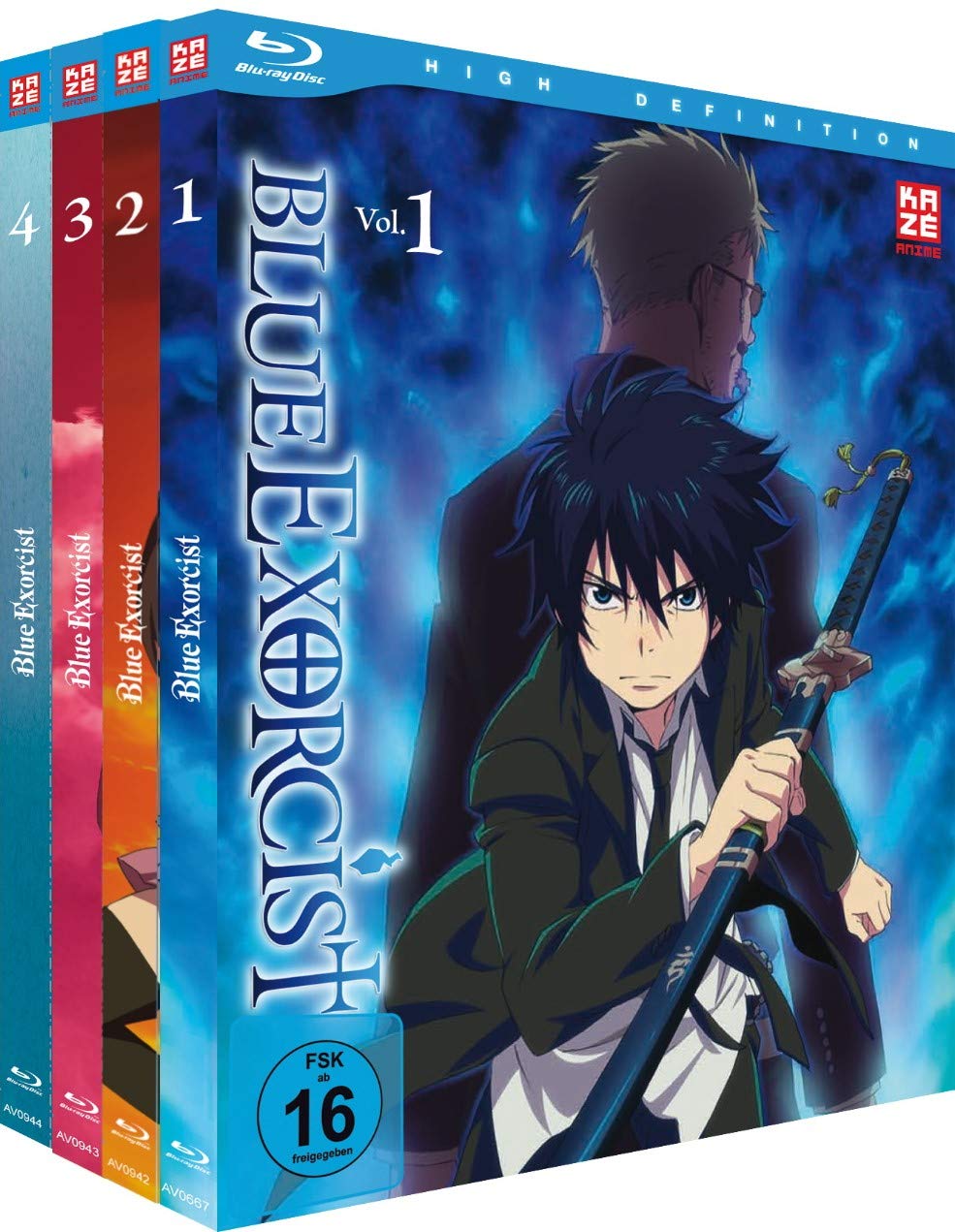 Blue Exorcist - Staffel 1 - Gesamtausgabe - Bundle - Vol.1-4 - [Blu-ray], Blu-ray