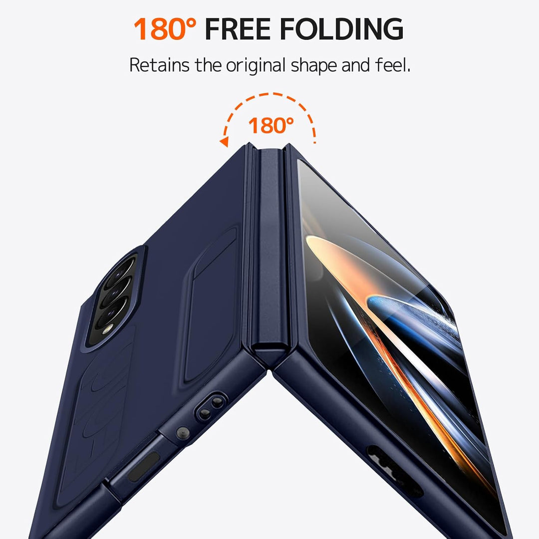 NINKI Kompatibel mit Samsung Galaxy Z Fold 3 Hülle mit Armband Samsung z fold 3 Handyhülle mit Ständ