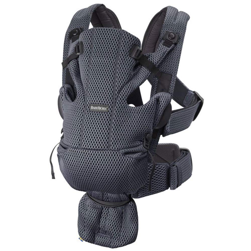 BabyBjörn Babytrage Move, 3D-Netzstoff, Anthrazitgrau 3D-Netzstoff Anthrazitgrau, 3D-Netzstoff Anthr