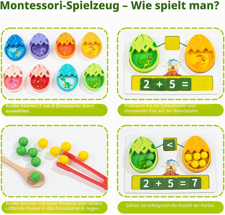 Montessori Spielzeug ab 3 Jahre | Ostern Geschenke Kinder | Kreatives Geschenk für Baby Mädchen Jung