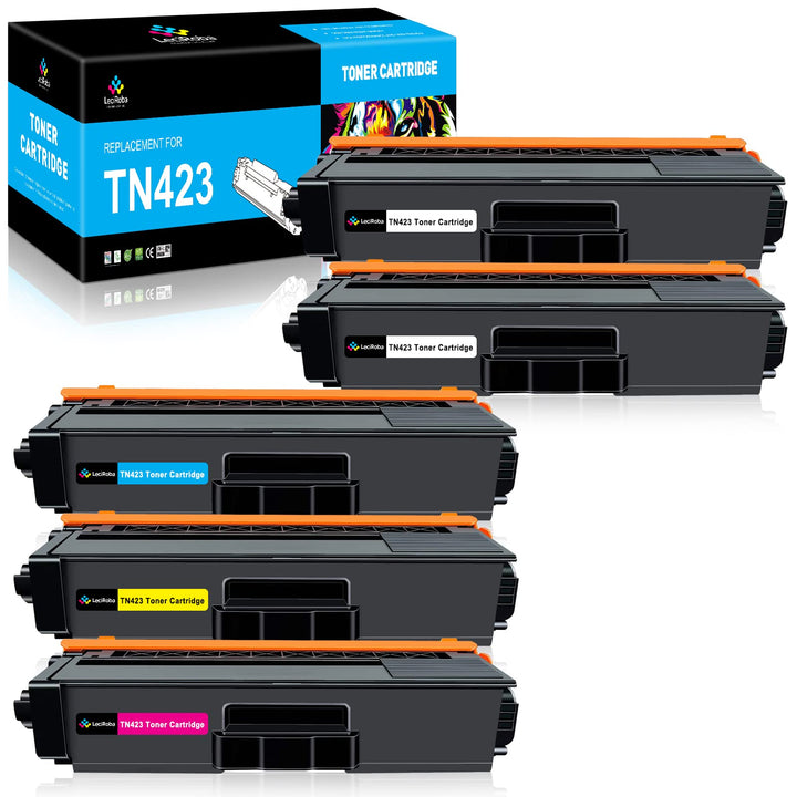 LeciRoba TN-423 für Brother TN423 TN-423BK TN-423C TN-423M TN-423Y TN-421 TN-421BK TN-421C TN-421M T