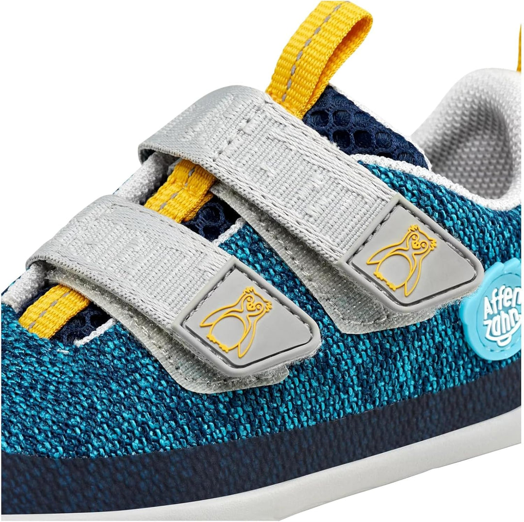 Affenzahn Minimal Sneaker Knit Happy 22 EU Pinguin Blau, 22 EU Pinguin Blau