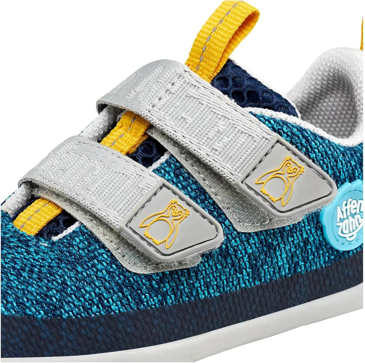 Affenzahn Minimal Sneaker Knit Happy 22 EU Pinguin Blau, 22 EU Pinguin Blau